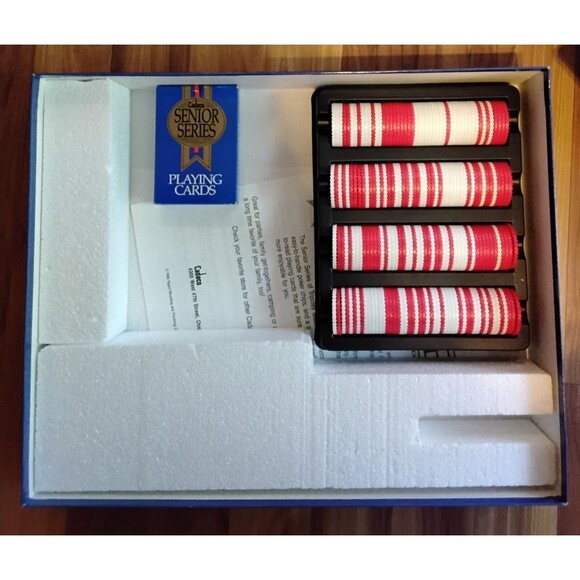 VINTAGE Tripoley Senior Series Cadaco 1989 With Game Board Large Edition Playing - Picture 3 of 4